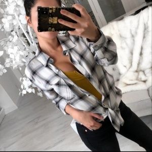 EKAttire Lance Brown Black Plaid Shirt